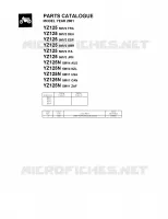 * CATALOG PREFACE * pour Yamaha YZ125N de 2001