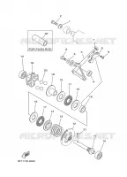 VALVE D'ECHAPPEMENT pour Yamaha YZ125N de 2001