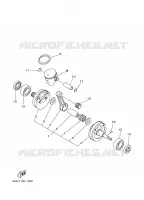 VILEBREQUIN / PISTON pour Yamaha YZ125N de 2001