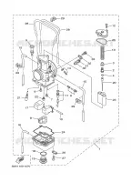 CARBURATEUR pour Yamaha YZ125N de 2001