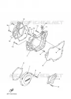 CARTER   MOTEUR 1 pour Yamaha YZ125N de 2001