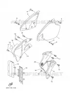 COUVERCLE LATERAL pour Yamaha YZ125N de 2001