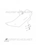 SELLE pour Yamaha YZ125N de 2001