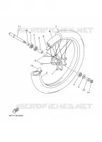 ROUE AVANT pour Yamaha YZ125N de 2001