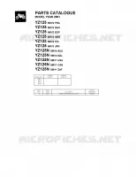 * CATALOG PREFACE * pour Yamaha YZ125N de 2001