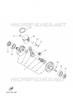 VILEBREQUIN / PISTON pour Yamaha YZ125N de 2001
