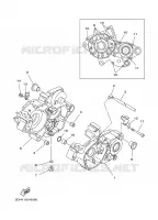 CARTER MOTEUR pour Yamaha YZ125N de 2001