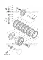 EMBRAYAGE DE DEMARREUR pour Yamaha YZ125N de 2001