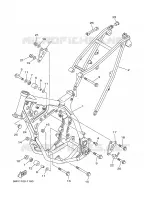 CADRE pour Yamaha YZ125N de 2001