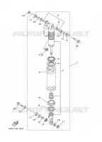 AMORTISSEUR ARRIERE pour Yamaha YZ125N de 2001