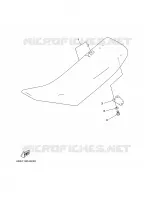 SELLE pour Yamaha YZ125N de 2001