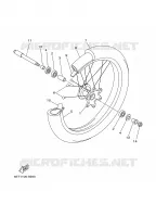 ROUE AVANT pour Yamaha YZ125N de 2001