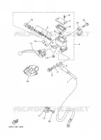 MAITRE CYLINDRE AVANT pour Yamaha YZ125N de 2001