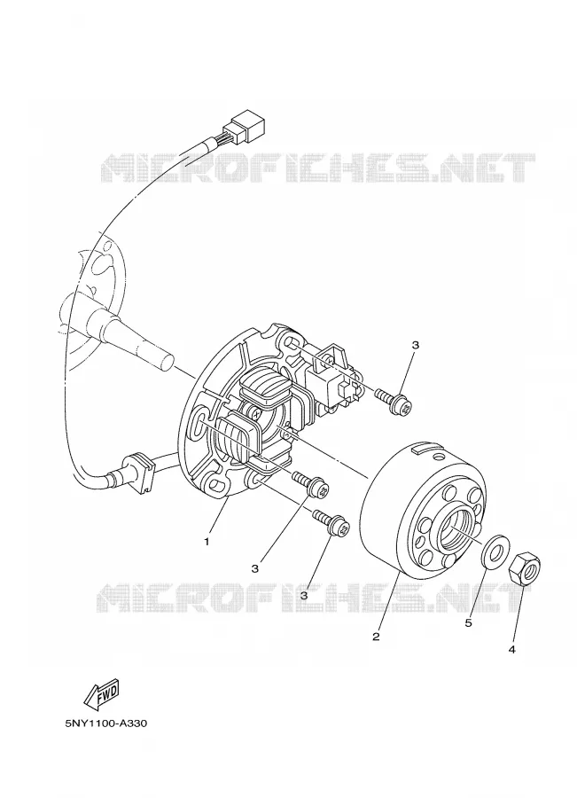 ALLUMAGE Yamaha MOTO 125 2002 YZ  YZ125P
