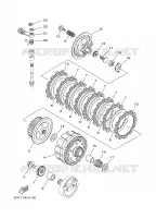 EMBRAYAGE DE DEMARREUR pour Yamaha YZ125R de 2003