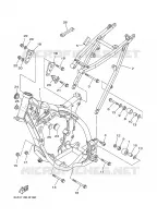 CADRE pour Yamaha YZ125R de 2003