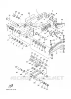 BRAS ARRIERE pour Yamaha YZ125R de 2003