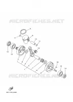 VILEBREQUIN / PISTON pour Yamaha YZ125R de 2003