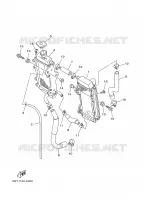 RADIATEUR / DURITES pour Yamaha YZ125R de 2003