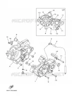 CARTER MOTEUR pour Yamaha YZ125R de 2003