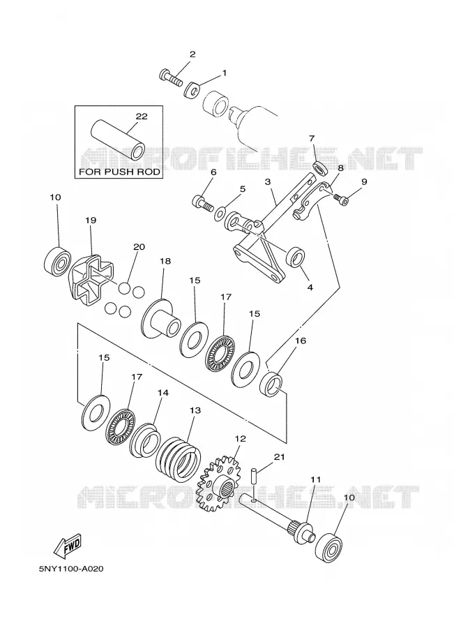 VALVE D'ECHAPPEMENT Yamaha MOTO 125 2003 YZ  YZ125R