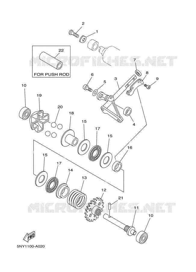 VALVE D'ECHAPPEMENT Yamaha MOTO 125 2007 YZ  YZ125W