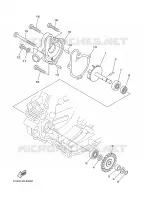POMPE A EAU / DURITES pour Yamaha YZ125 de 2008