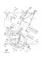 CADRE pour Yamaha YZ125 de 2008