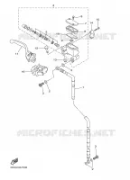 MAITRE CYLINDRE AVANT pour Yamaha YZ125 de 2008