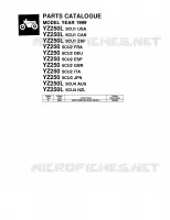 * CATALOG PREFACE * pour Yamaha YZ250 de 1999