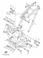 CADRE pour Yamaha YZ250 de 1999