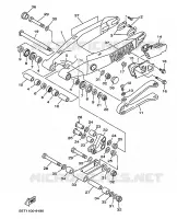 BRAS ARRIERE pour Yamaha YZ250 de 1999