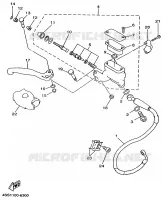MAITRE CYLINDRE AVANT pour Yamaha YZ250 de 1999