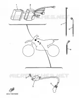 PARTIE ELECTRIQUE 1 pour Yamaha YZ250 de 1999