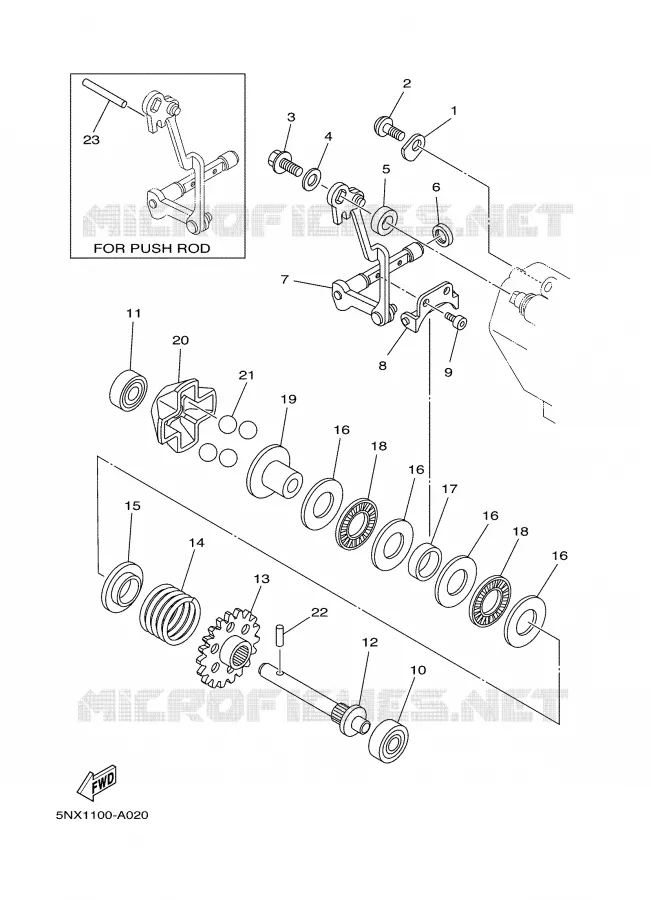 VALVE D'ECHAPPEMENT Yamaha MOTO 250 2004 YZ  YZ250