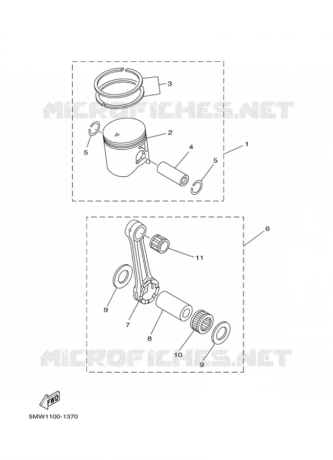 PIÈCES OPTIONNELLES 1 Yamaha MOTO 250 2006 YZ  YZ250