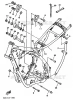 CADRE pour Yamaha YZ250B de 1991