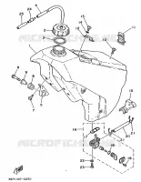 RESERVOIR A ESSENCE pour Yamaha YZ250B de 1991