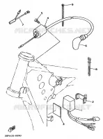 PARTIE ELECTRIQUE 1 pour Yamaha YZ250B de 1991