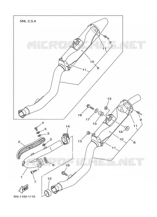 ECHAPPEMENT Yamaha MOTO 250 2001 YZF  YZ250F