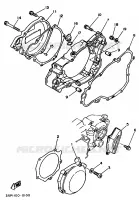 CARTER   MOTEUR 1 pour Yamaha YZ250LC de 1995