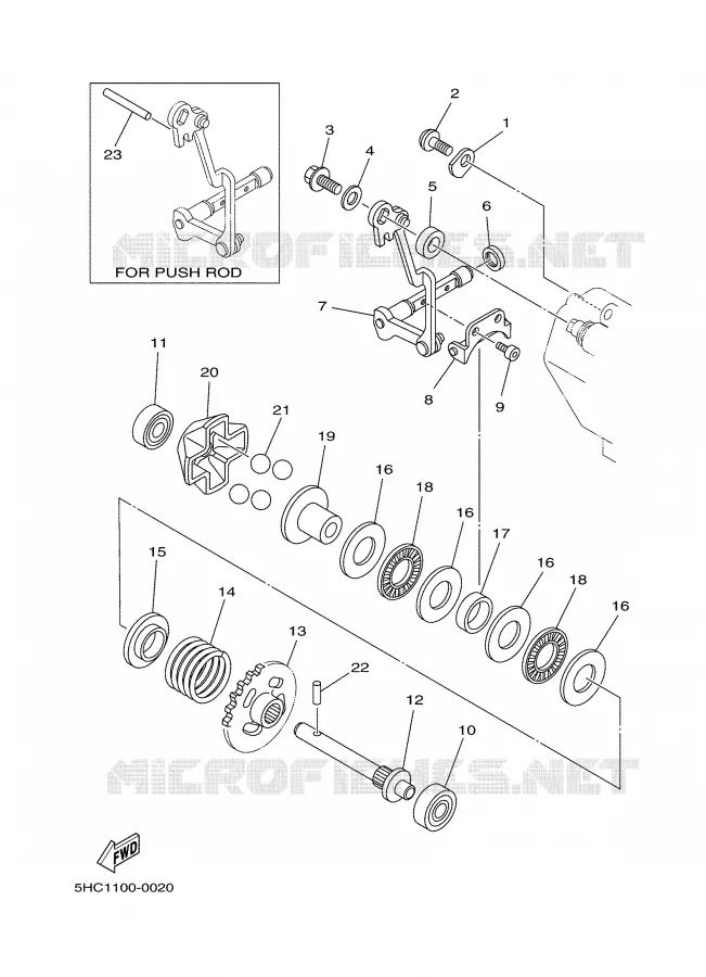 VALVE D'ECHAPPEMENT Yamaha MOTO 250 2001 YZ  YZ250N