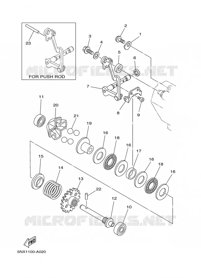 VALVE D'ECHAPPEMENT Yamaha MOTO 250 2004 YZ  YZ250S