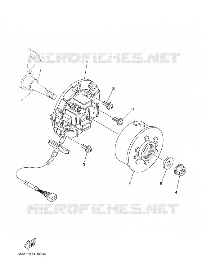 ALLUMAGE Yamaha MOTO 250 2005 YZ  YZ250