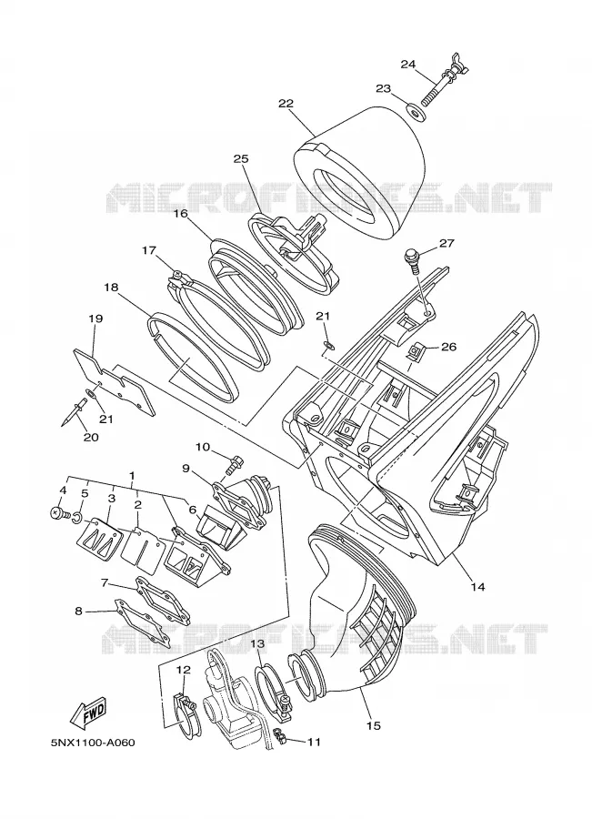 ADMISSION Yamaha MOTO 250 2006 YZ  YZ250