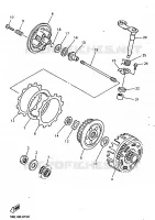 EMBRAYAGE DE DEMARREUR pour Yamaha YZ400F de 1998