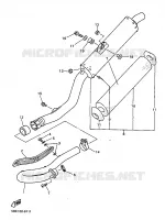ECHAPPEMENT pour Yamaha YZ400F de 1998
