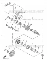 DEMARREUR pour Yamaha YZ400F de 1998