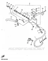 MAITRE CYLINDRE AVANT pour Yamaha YZ400F de 1998