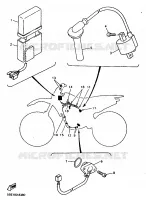 PARTIE ELECTRIQUE 1 pour Yamaha YZ400F de 1998
